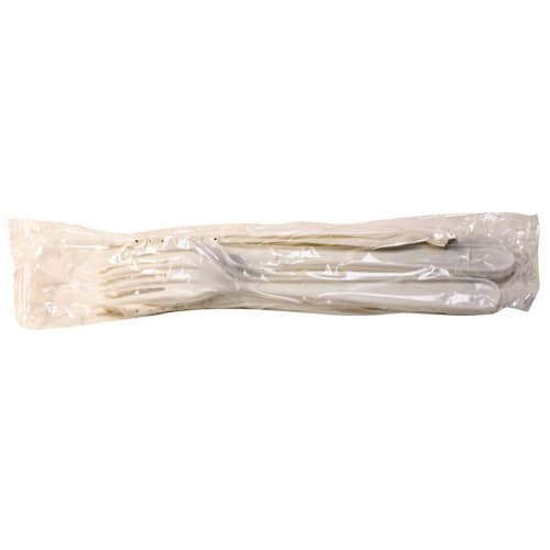 Empress Heavy Weight Polypropylene Cutlery Kit, White